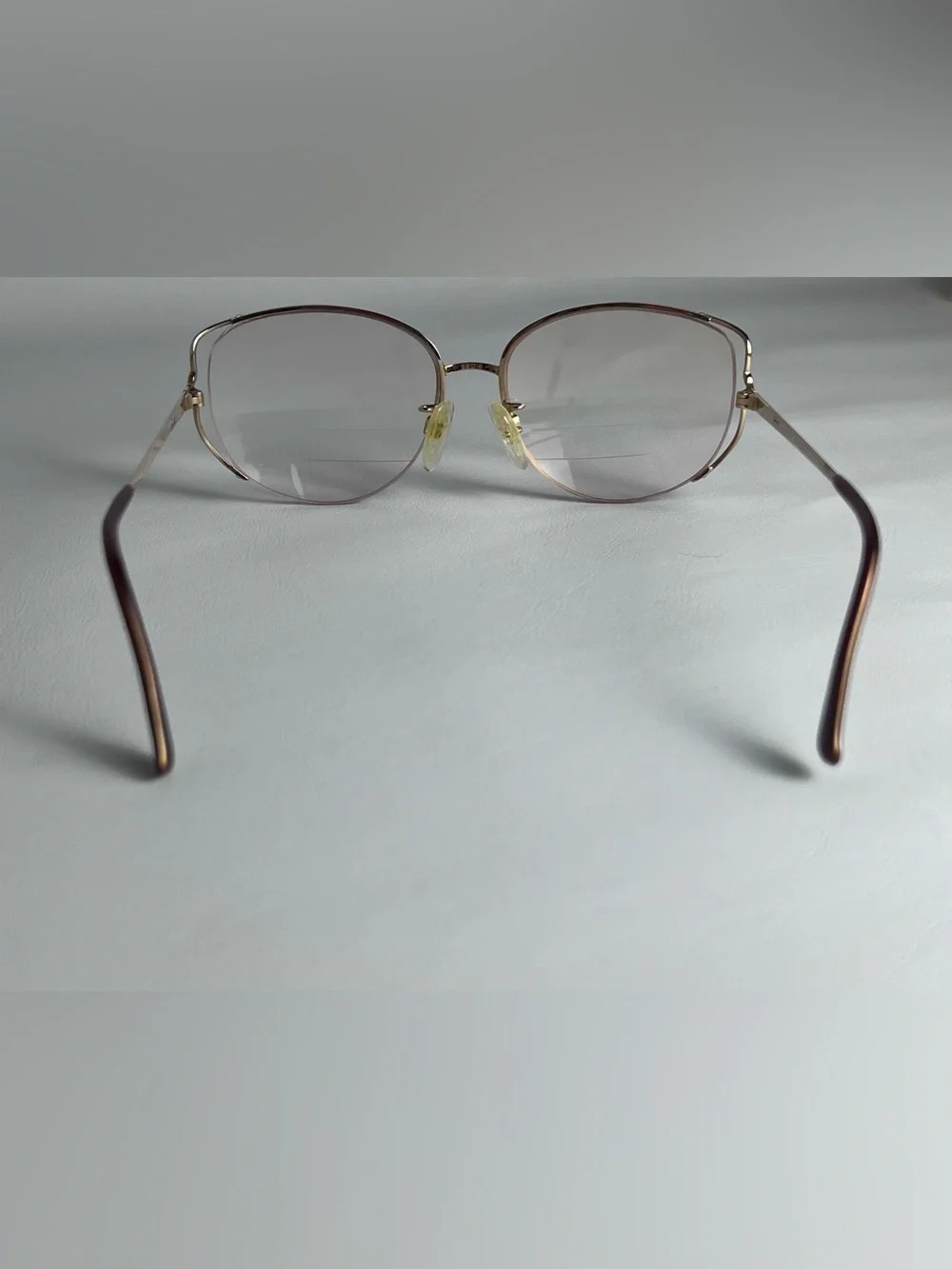 VTG Tura Mod 602 Eyeglasses 58016 Japan Cloisonné Gold Tone Frames Only